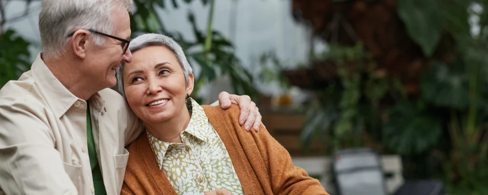 Couple smiling about finding the right Medicare plan for them